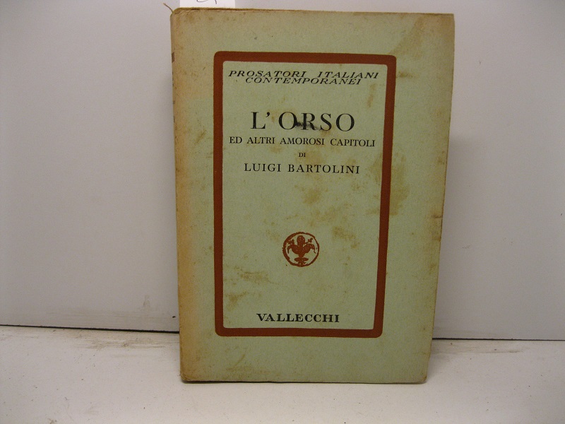 L'orso ed altri amorosi capitoli